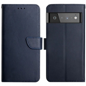 Flip Case Für Google Pixel 6 Pro Echtes Nappaleder