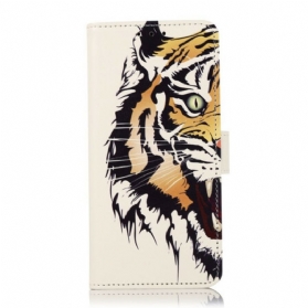 Flip Case Für Google Pixel 6 Pro Wilder Tiger