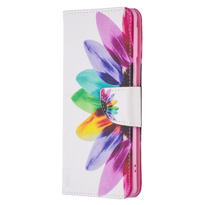 Schutzhülle Für Google Pixel 6 Pro Flip Case Aquarellblume