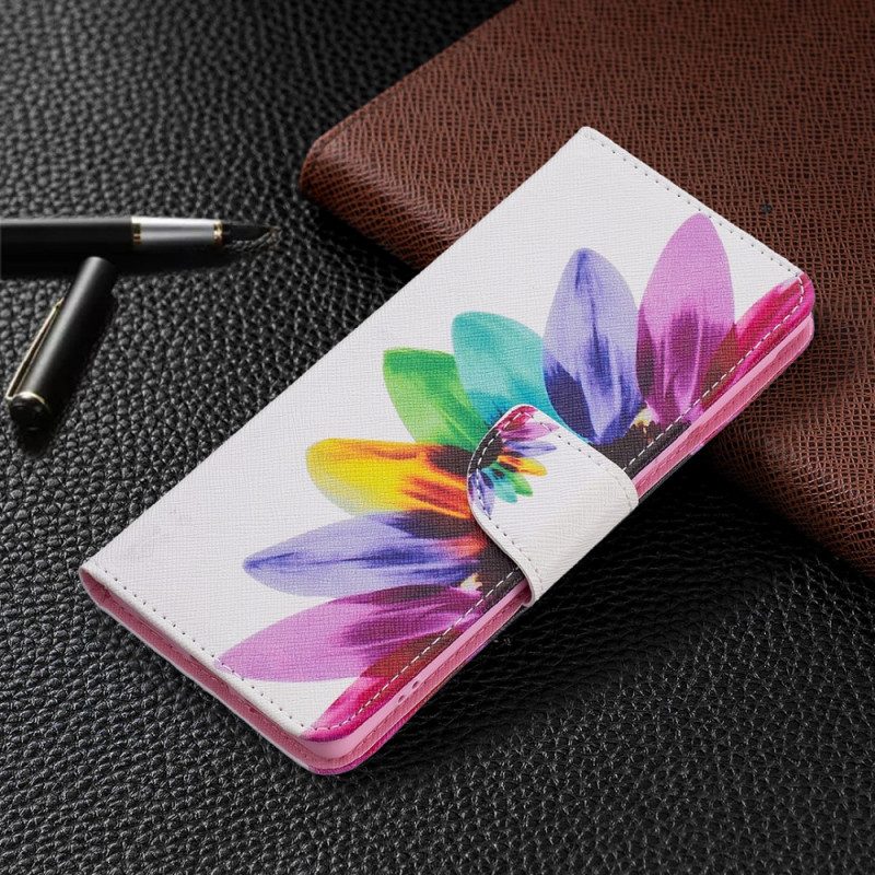 Schutzhülle Für Google Pixel 6 Pro Flip Case Aquarellblume