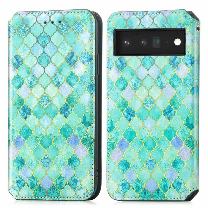 Schutzhülle Für Google Pixel 6 Pro Flip Case Caseneo Rfid-design