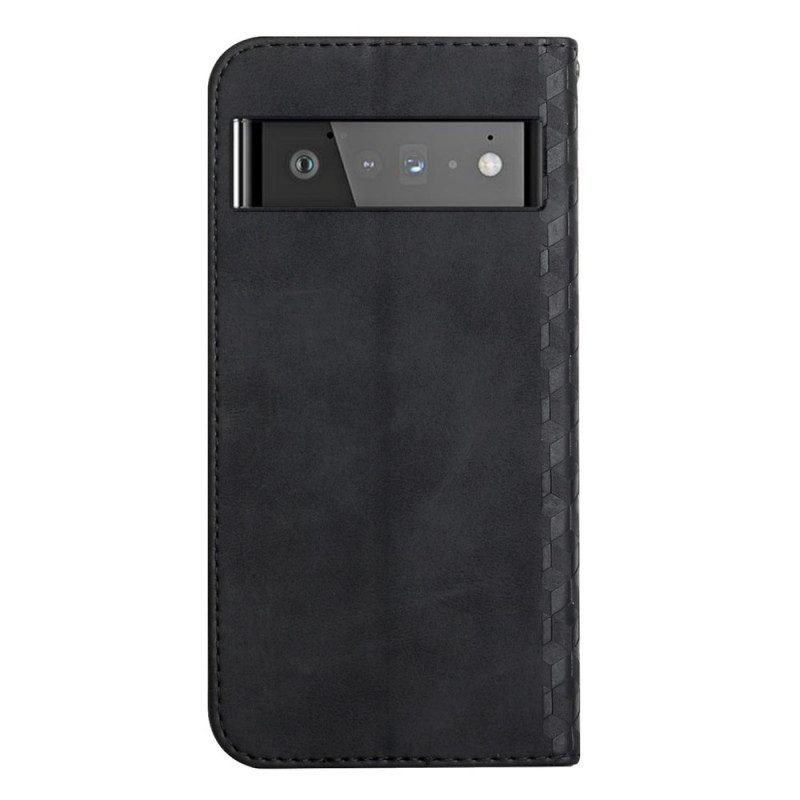 Schutzhülle Für Google Pixel 6 Pro Flip Case Geo-ledereffekt