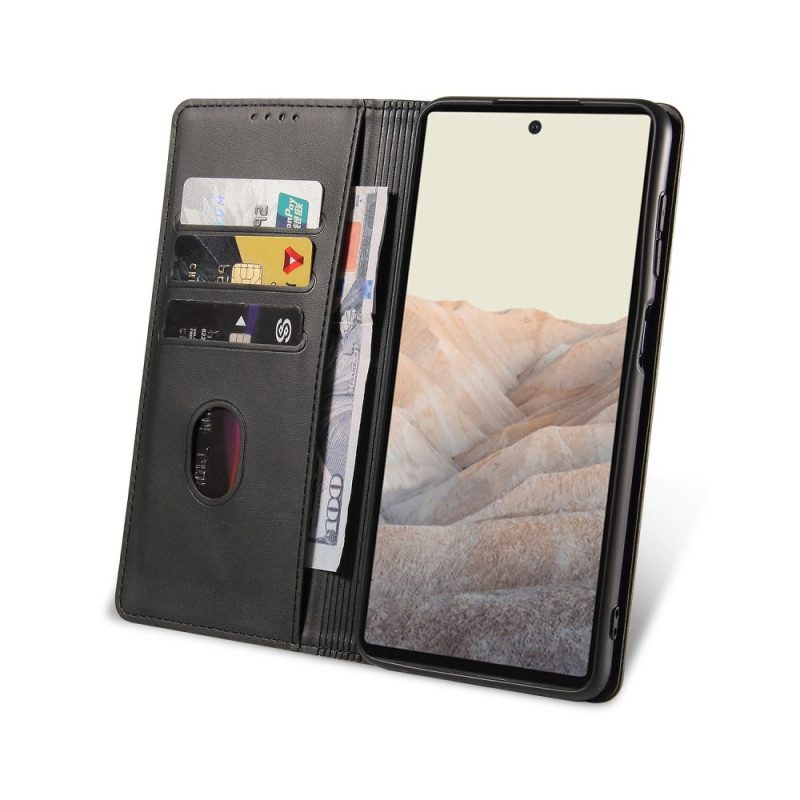 Schutzhülle Für Google Pixel 6 Pro Flip Case Magnetischer Ledereffekt