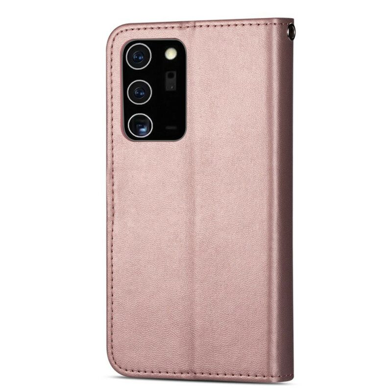 Flip Case Für Samsung Galaxy Note 20 Ultra 9 Kartenhalter Aus Kunstleder