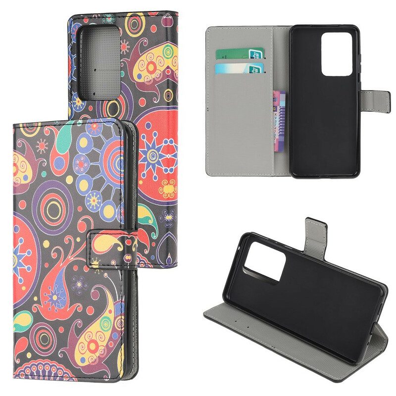 Flip Case Für Samsung Galaxy Note 20 Ultra Galaxie-zeichnungen