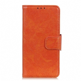 Flip Case Für Samsung Galaxy Note 20 Ultra Gespaltenes Nappaleder