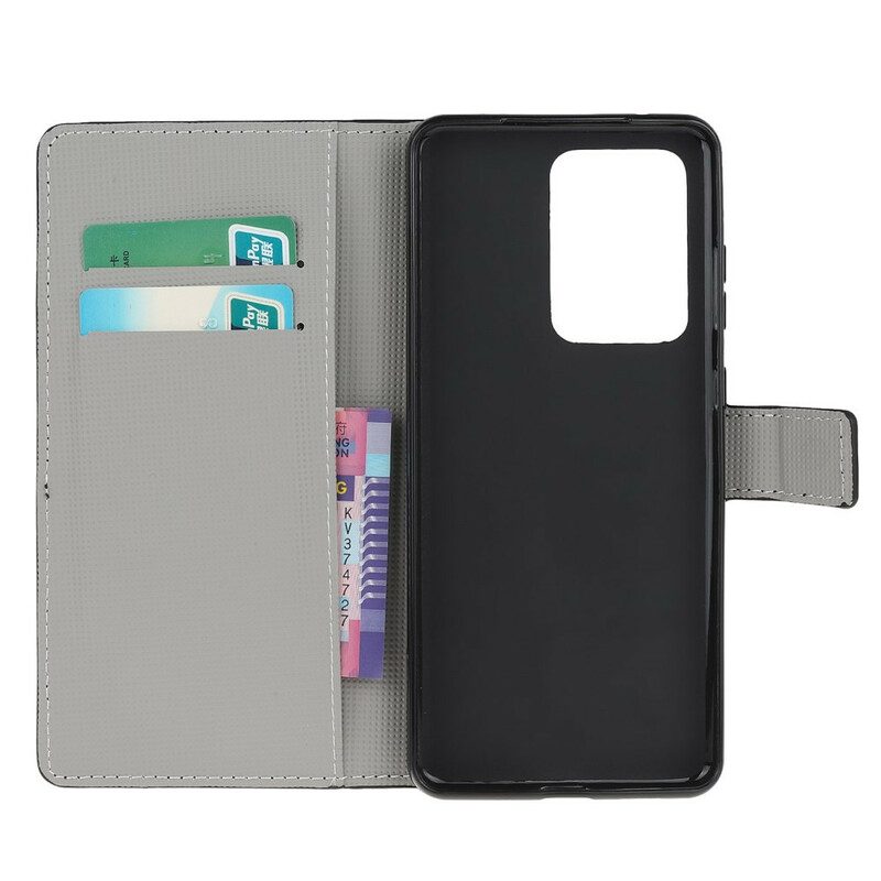 Flip Case Für Samsung Galaxy Note 20 Ultra Intensive Schmetterlinge