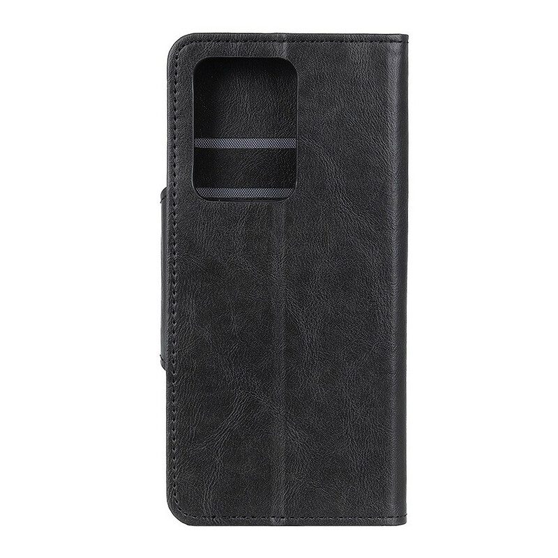 Flip Case Für Samsung Galaxy Note 20 Ultra Knopf Aus Kunstleder