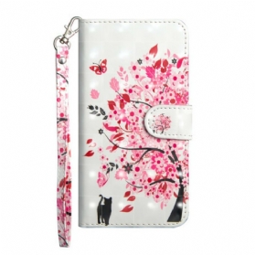 Flip Case Für Samsung Galaxy Note 20 Ultra Rosa Baum