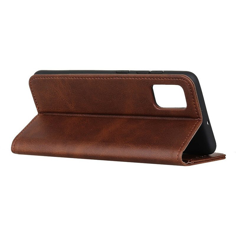 Schutzhülle Für Samsung Galaxy Note 20 Ultra Flip Case Elegantes Spaltleder