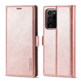 Schutzhülle Für Samsung Galaxy Note 20 Ultra Flip Case Lc.imeeke Ledereffekt