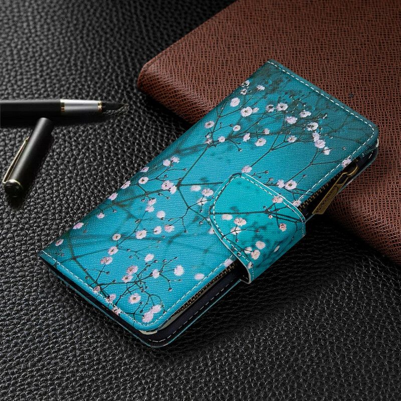 Flip Case Für Huawei P40 Baumtasche Mit Reißverschluss