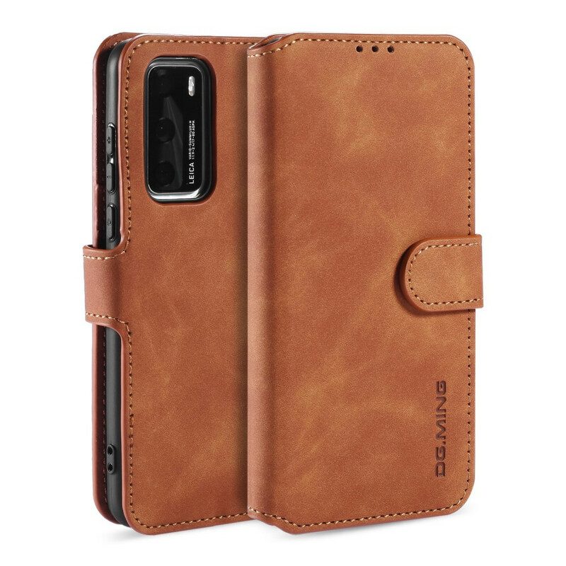 Flip Case Für Huawei P40 Dg.ming Retro