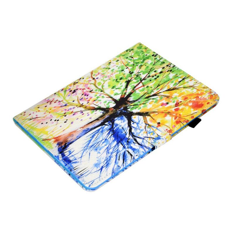 Flip Case Für iPad Air (2022) (2020) Aquarellbaum