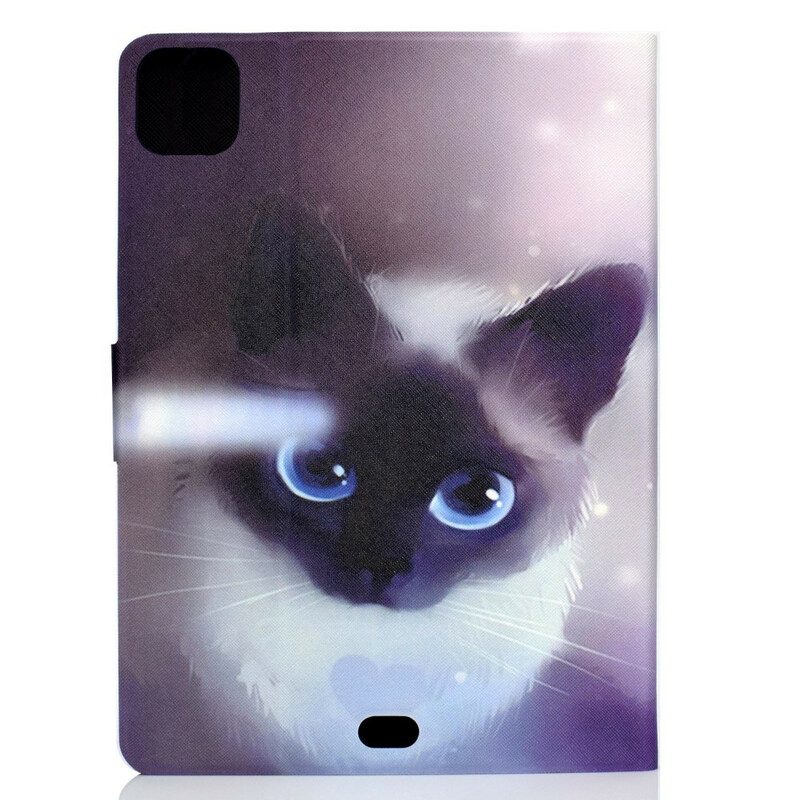 Flip Case Für iPad Air (2022) (2020) Blauäugige Katze