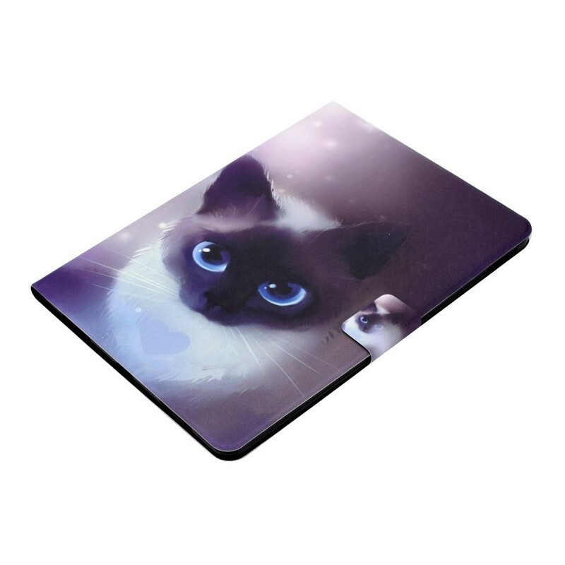 Flip Case Für iPad Air (2022) (2020) Blauäugige Katze