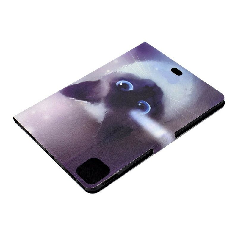 Flip Case Für iPad Air (2022) (2020) Blauäugige Katze