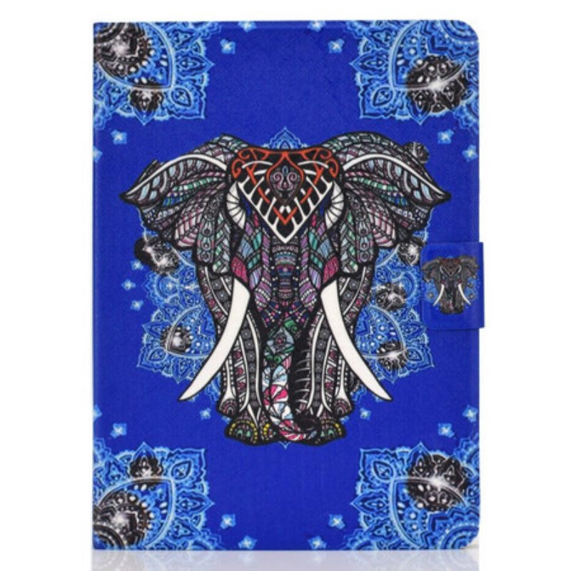 Flip Case Für iPad Air (2022) (2020) Mandala-elefant