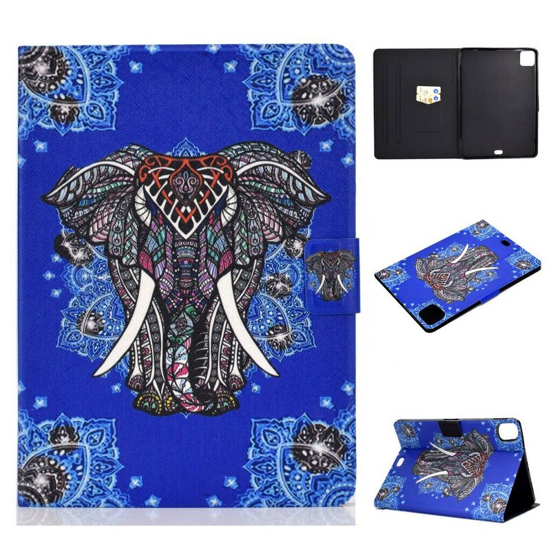 Flip Case Für iPad Air (2022) (2020) Mandala-elefant