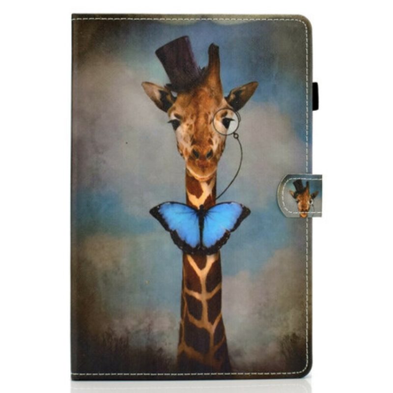 Flip Case Für iPad Air (2022) (2020) Noble Giraffe