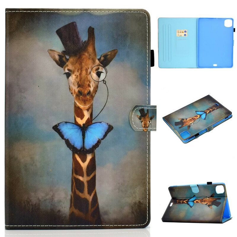 Flip Case Für iPad Air (2022) (2020) Noble Giraffe