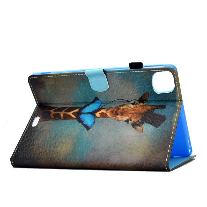 Flip Case Für iPad Air (2022) (2020) Noble Giraffe