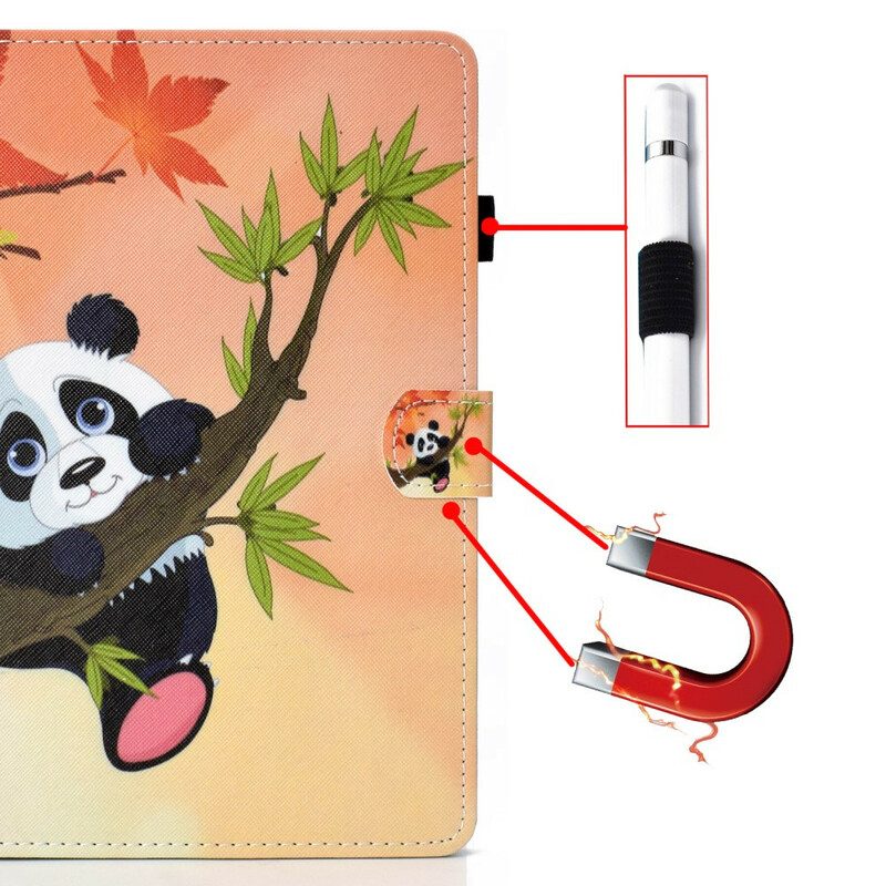 Flip Case Für iPad Air (2022) (2020) Süßer Panda