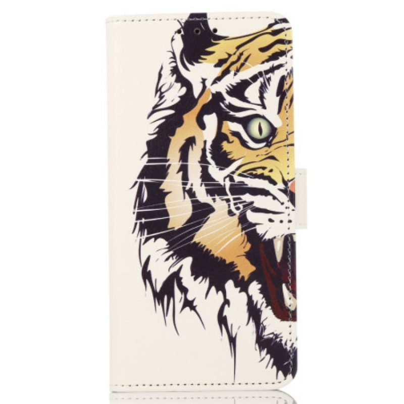 Flip Case Für OnePlus Nord CE 3 Lite 5G Wilder Tiger