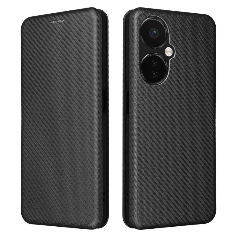 Schutzhülle Für OnePlus Nord CE 3 Lite 5G Flip Case Kohlefaser-textur