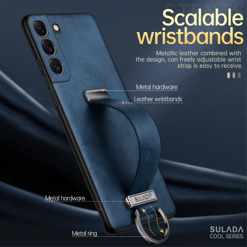 Hülle Für Samsung Galaxy S24 Ultra 5g Lederoptik Mit Sulada-armband