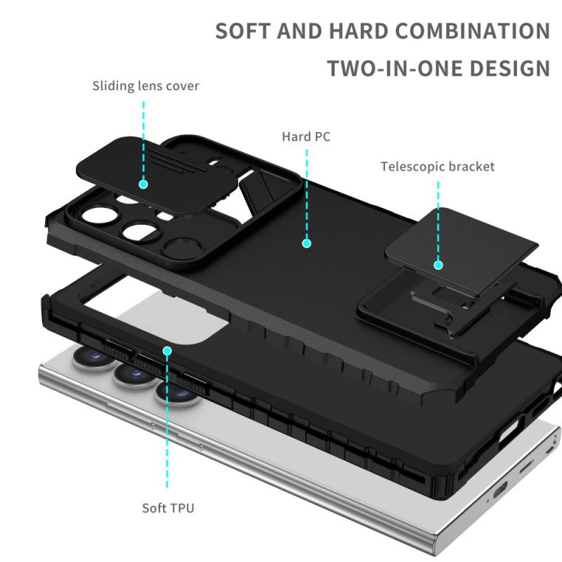 Hülle Samsung Galaxy S24 Ultra 5g Handyhülle Stütz- Und Schutzlinsen