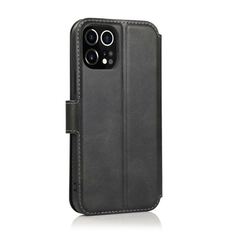 Flip Case Für iPhone 12 Pro Max Retro-lederstil