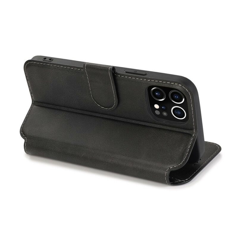 Flip Case Für iPhone 12 Pro Max Retro-lederstil