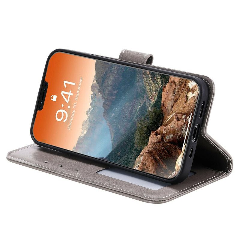 Flip Case Für iPhone 12 Pro Max Sonnenmandala