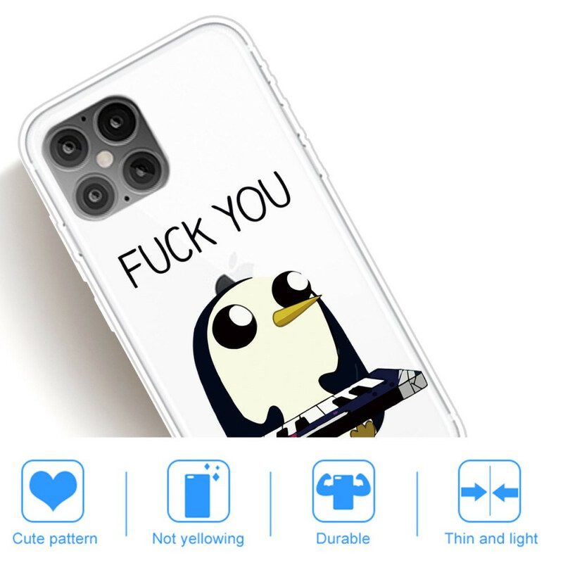 Handyhülle Für iPhone 12 Pro Max Pinguin Fick Dich