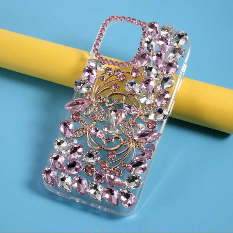 Handyhülle Für iPhone 12 Pro Max Silikon Und Strass