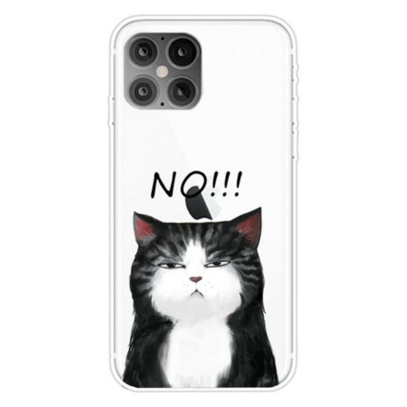 Hülle Für iPhone 12 Pro Max Die Katze. Die Nein Sagt