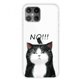 Hülle Für iPhone 12 Pro Max Die Katze. Die Nein Sagt