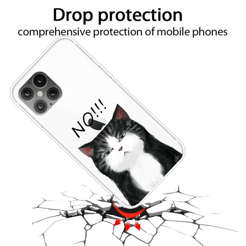 Hülle Für iPhone 12 Pro Max Die Katze. Die Nein Sagt