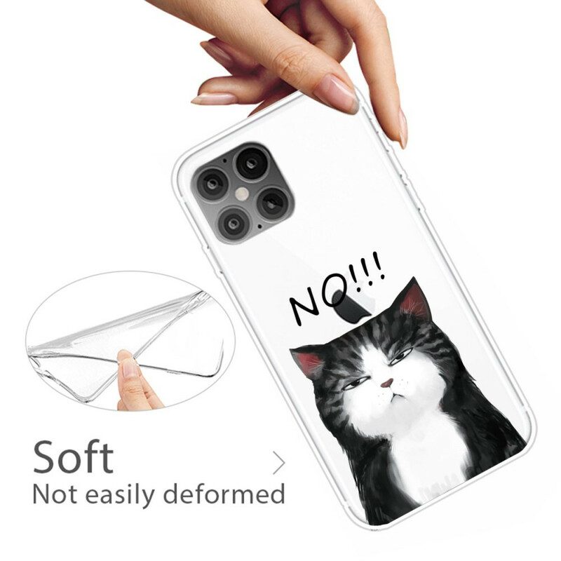 Hülle Für iPhone 12 Pro Max Die Katze. Die Nein Sagt