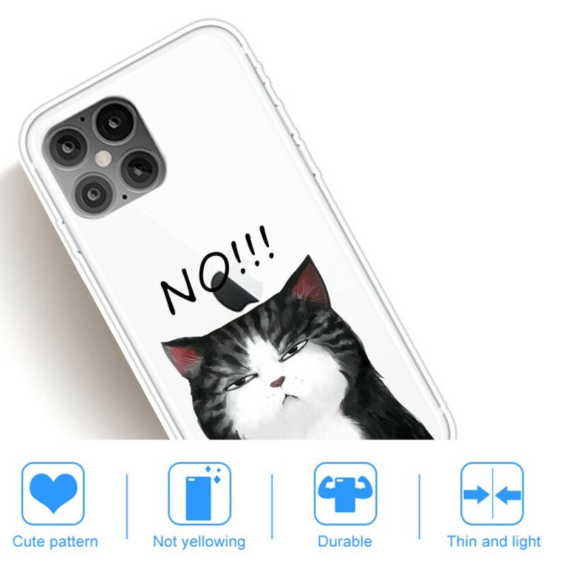 Hülle Für iPhone 12 Pro Max Die Katze. Die Nein Sagt