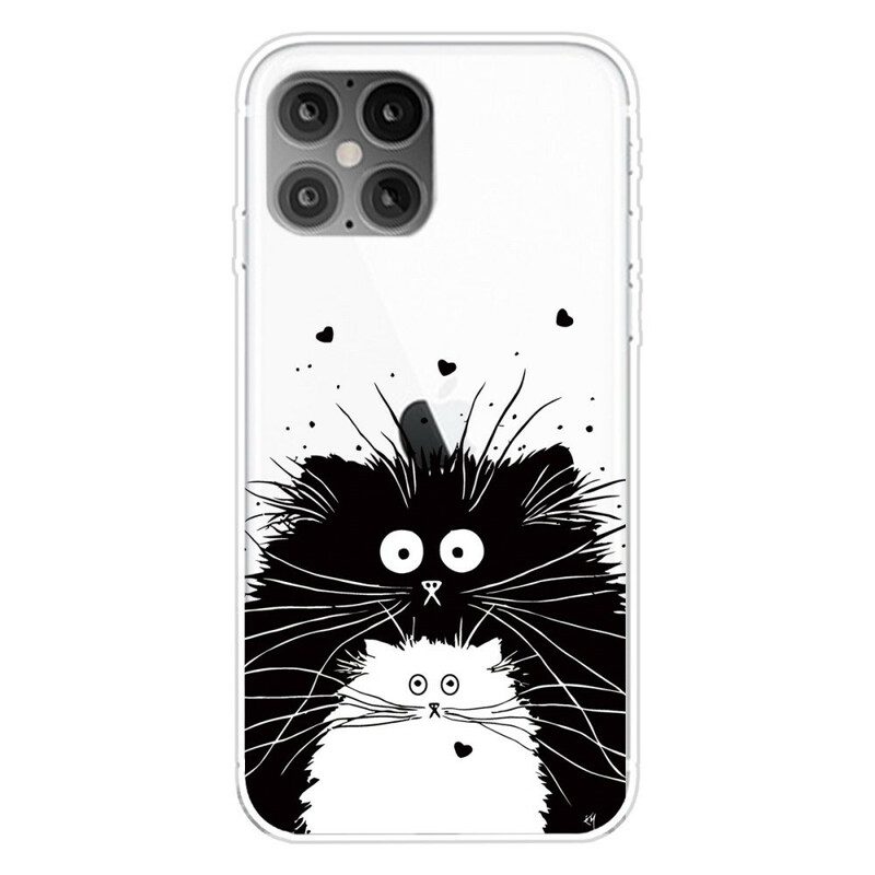 Hülle Für iPhone 12 Pro Max Schauen Sie Sich Die Katzen An