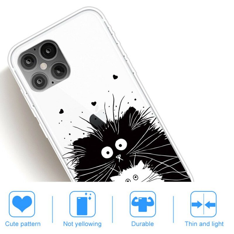 Hülle Für iPhone 12 Pro Max Schauen Sie Sich Die Katzen An