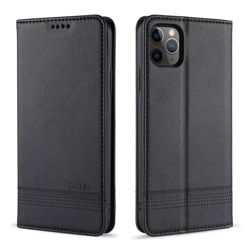 Schutzhülle Für iPhone 12 Pro Max Flip Case Azns Leder-styling