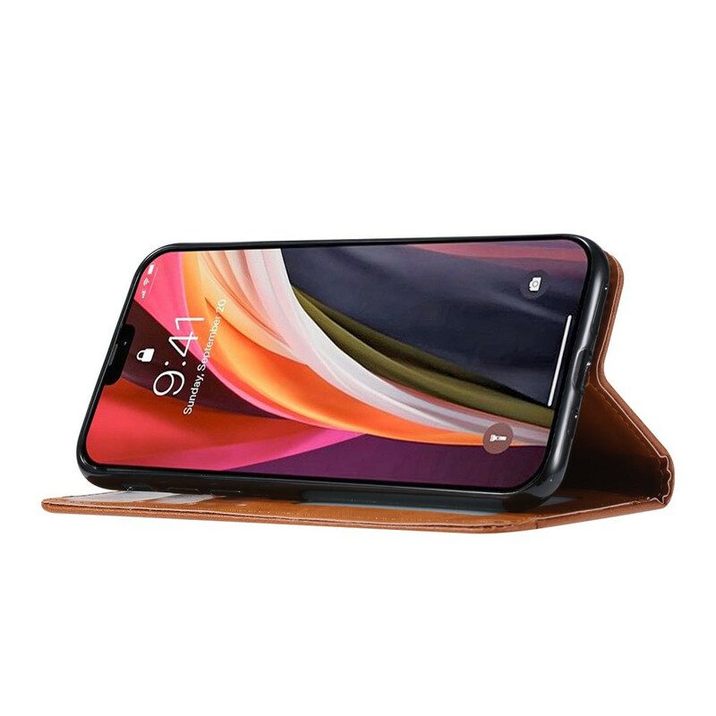 Schutzhülle Für iPhone 12 Pro Max Flip Case Kartenhalter Aus Kunstleder