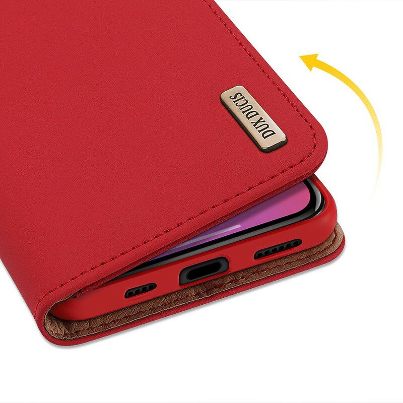 Schutzhülle Für iPhone 12 Pro Max Flip Case Wunschserie Dux-ducis