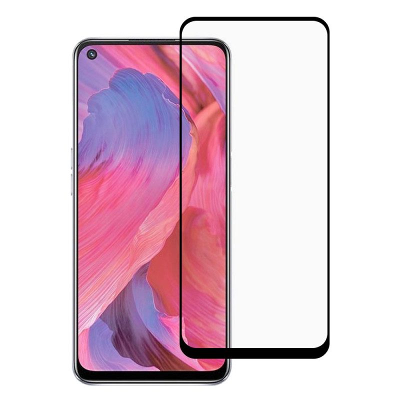 Displayschutzfolie Aus Gehärtetem Glas Oppo A54 5G / A74 5G Black Contours