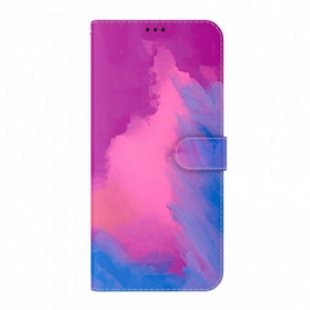 Flip Case Für Oppo A54 5G / A74 5G Aquarell