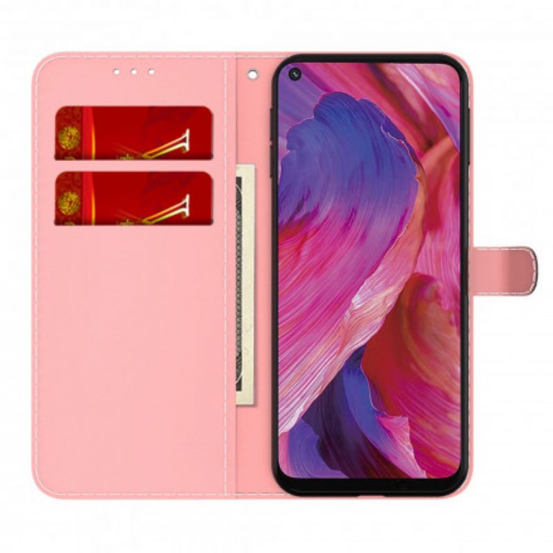 Flip Case Für Oppo A54 5G / A74 5G Aquarell