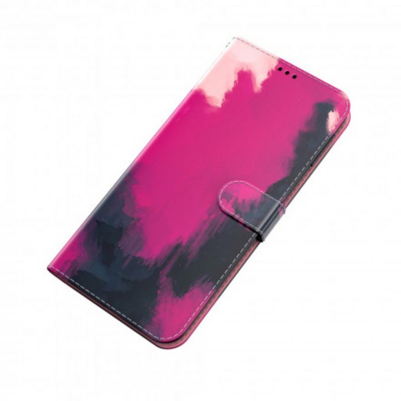 Flip Case Für Oppo A54 5G / A74 5G Aquarell